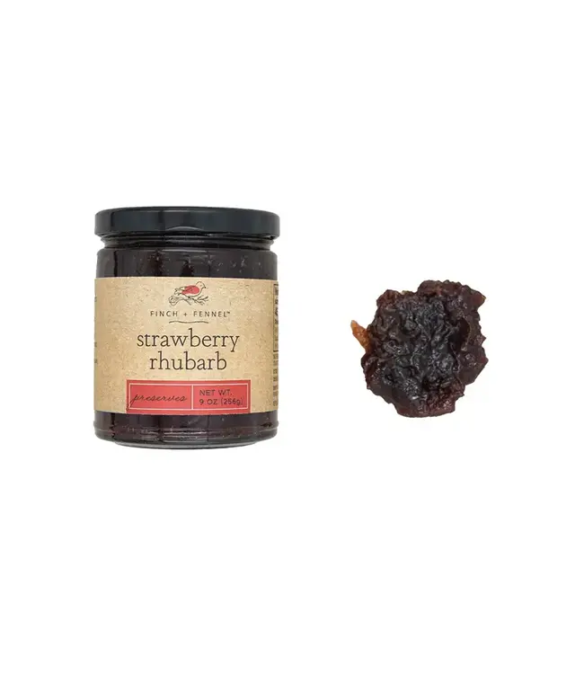FINCH + FENNEL Strawberry Rhubarb Preserves