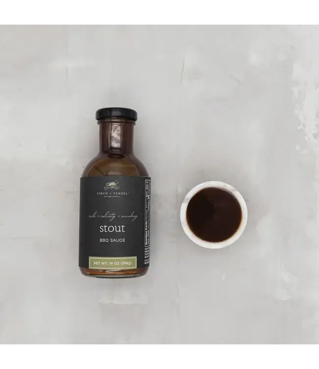 FINCH + FENNEL 14 oz. Stout BBQ Sauce