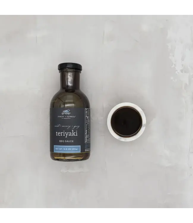 FINCH + FENNEL 14.5 oz. Teriyaki BBQ Sauce