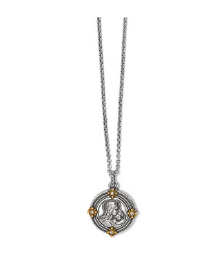 BRIGHTON Madonna And Child Two Tone Necklace