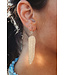 LESLIE CURTIS JEWELRY DESIGNS Steffany Hammered Leaf  2"