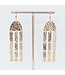 LESLIE CURTIS JEWELRY DESIGNS Xandra Hammered Statement Earring