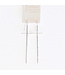 LESLIE CURTIS JEWELRY DESIGNS 2.5" Ada Hammered Thin - Silver