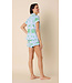 Angela Tropicana Palm Pima Knit Short Set