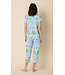 Ashley Tropicana Palm Pima Knit Capri Set