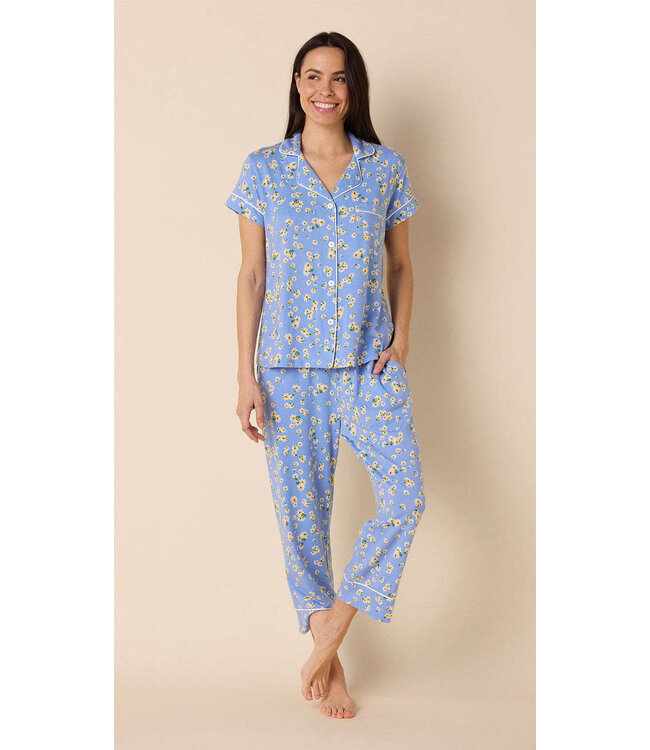 Elly Marguerite Pima Knit Capri Set