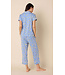Elly Marguerite Pima Knit Capri Set