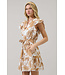 Nadya Floral Eriny Ruffle Mini Dress