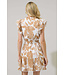 Nadya Floral Eriny Ruffle Mini Dress