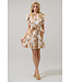 Nadya Floral Eriny Ruffle Mini Dress