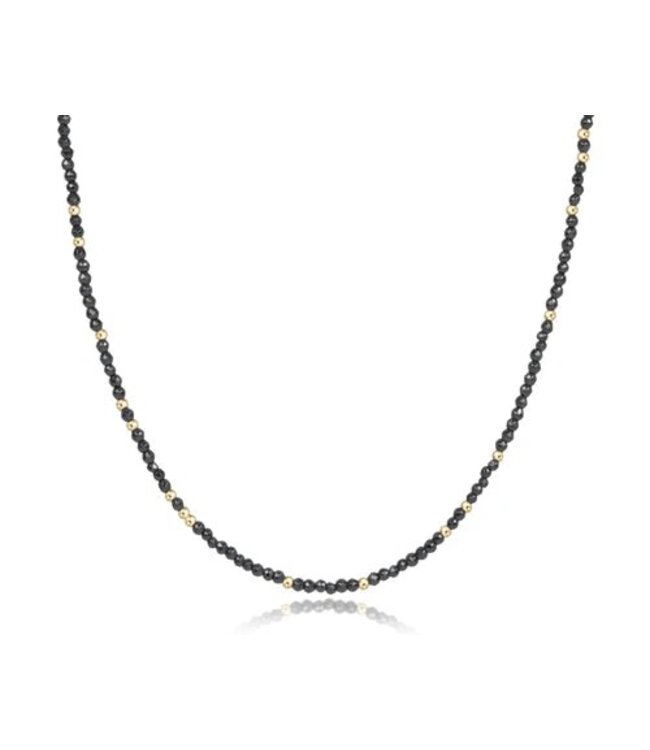 ENEWTON 15" Choker Hope Unwritten Gemstone -Faceted Hematite