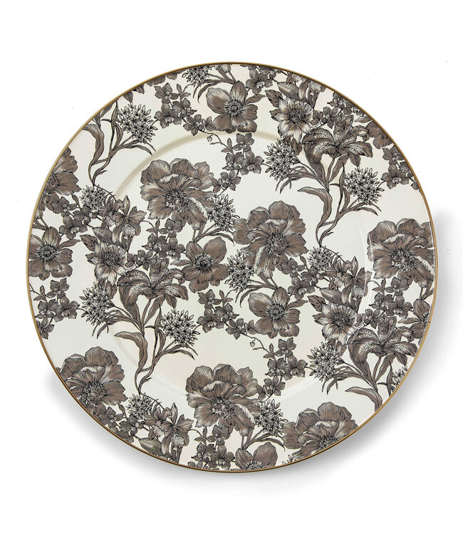 MACKENZIE CHILDS English Garden Enamel Serving Platter