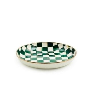 MACKENZIE CHILDS Emerald Check Abundant Bowl