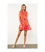 Hannah Sleeveless Flower Print Dress