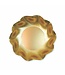 Satin Gold Wavy Paper Appetizer/Dessert Bowls