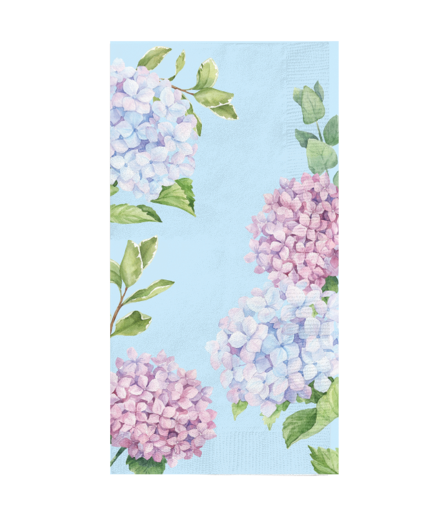 Guest Towel Hydrangea 3 Ply