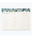 Garden Party Blue Meal Planner Notepad