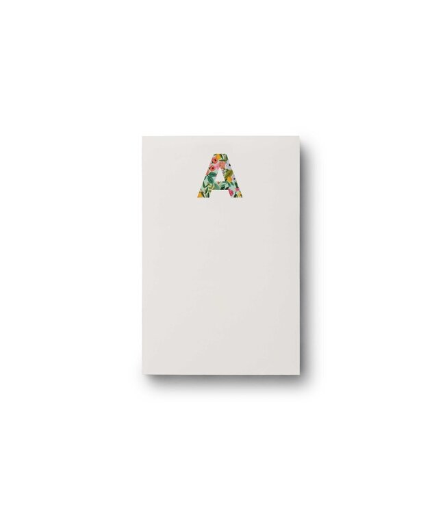 Garden Party Monogram Notepad