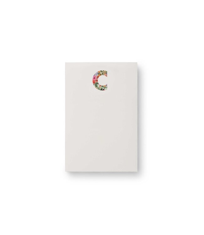 Garden Party Monogram Notepad