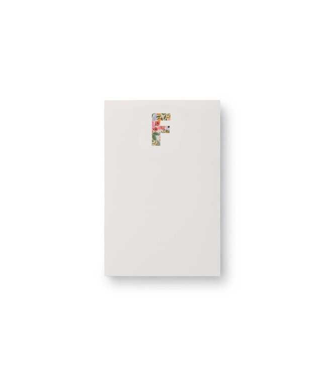 Garden Party Monogram Notepad