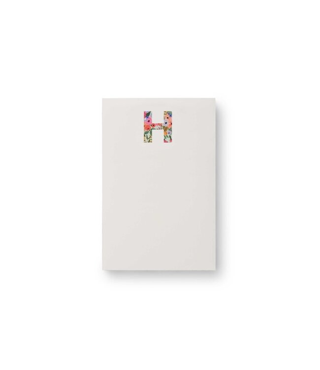 Garden Party Monogram Notepad