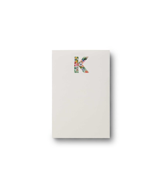 Garden Party Monogram Notepad