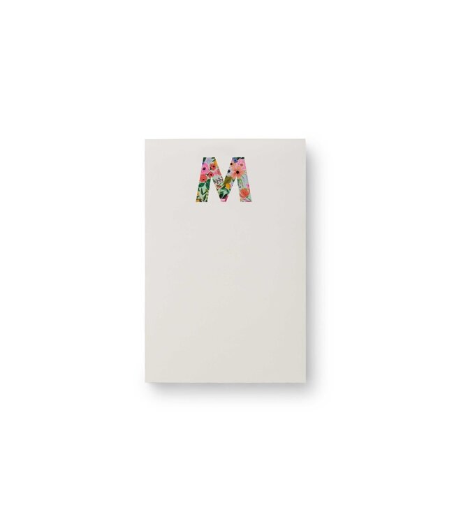 Garden Party Monogram Notepad