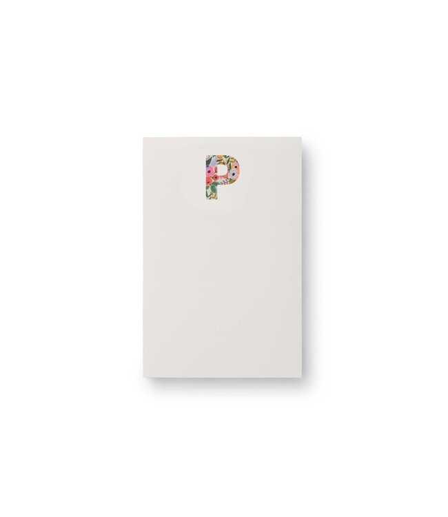 Garden Party Monogram Notepad