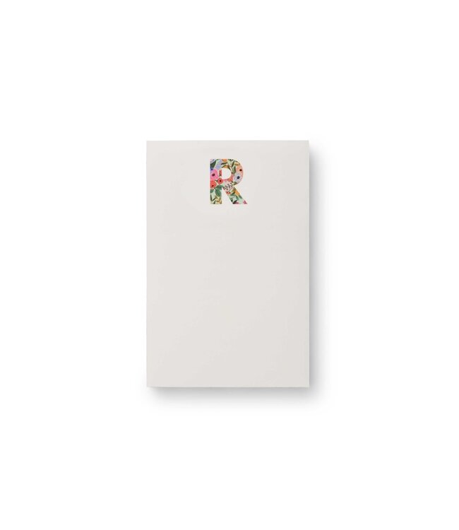 Garden Party Monogram Notepad