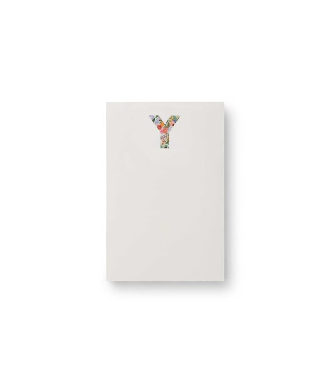 Garden Party Monogram Notepad