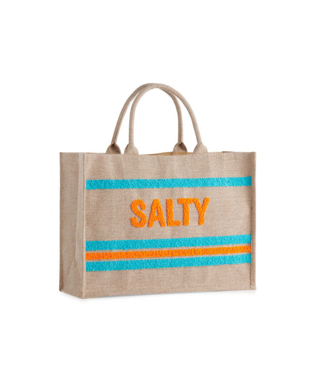 "Salty" Beach Bag - Natural