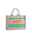 "Salty" Beach Bag - Natural