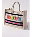 "Weekend" Beach Bag - Natural