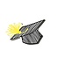 HAPPY EVERYTHING Striped Graduation Cap Mini Attachment