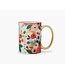 Garden Party Porcelain Monogram Mug