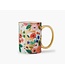 Garden Party Porcelain Monogram Mug