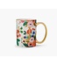 Garden Party Porcelain Monogram Mug