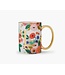 Garden Party Porcelain Monogram Mug