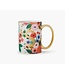 Garden Party Porcelain Monogram Mug