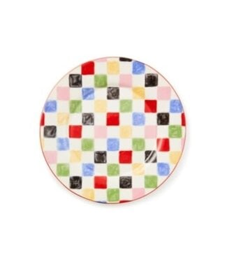 MACKENZIE CHILDS Check Round Platter