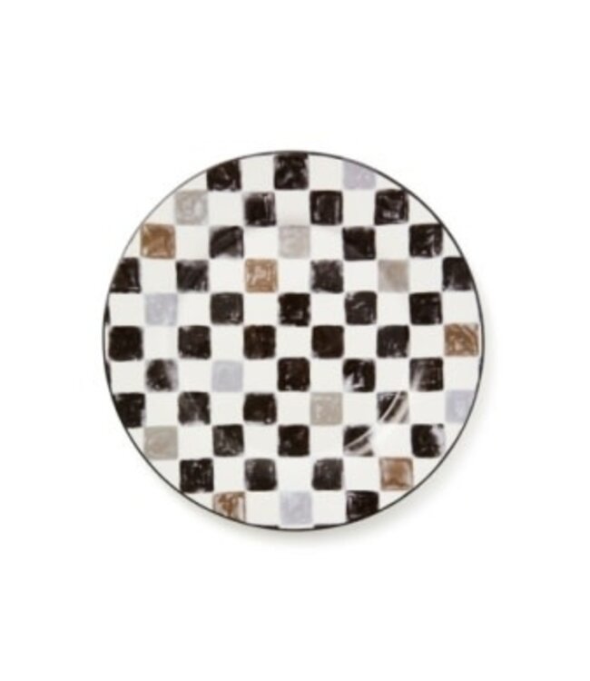 MACKENZIE CHILDS Check Round Platter