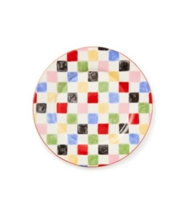 MACKENZIE CHILDS Check Round Platter