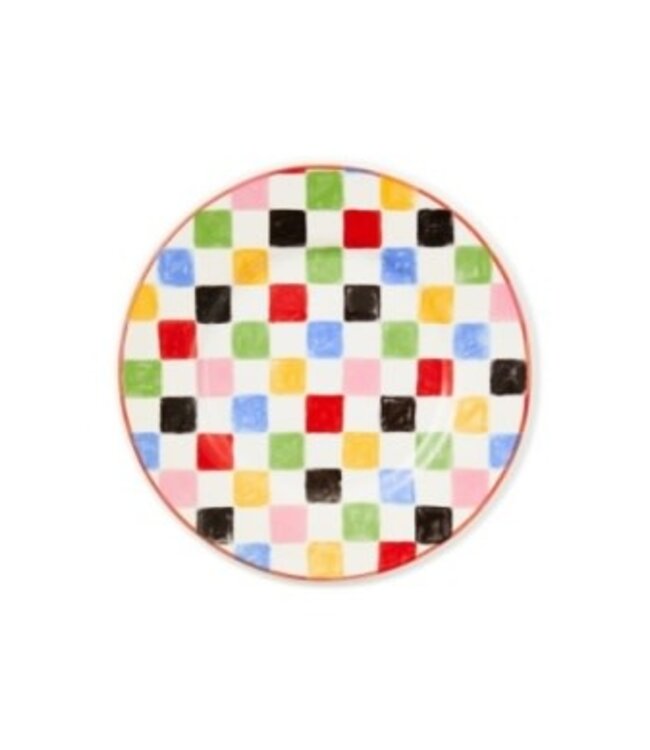 MACKENZIE CHILDS Check Dinner Plate