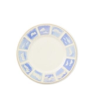 MACKENZIE CHILDS Cloud Watching Dinner Plate