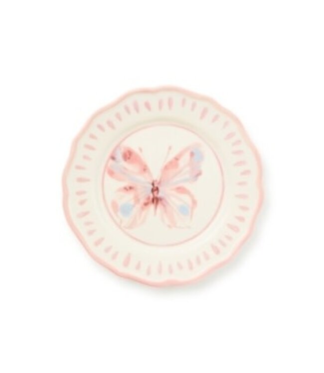 MACKENZIE CHILDS Butterfly Hill Salad Plate