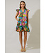 Novi Tropical Yodi Shift Mini Dress