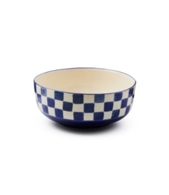 MACKENZIE CHILDS Check Serving Bowl