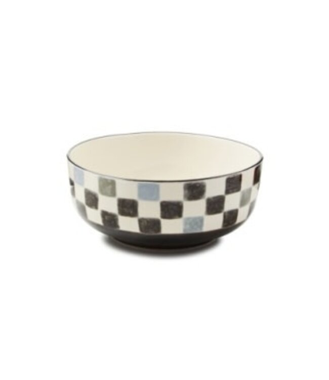 MACKENZIE CHILDS Check Serving Bowl