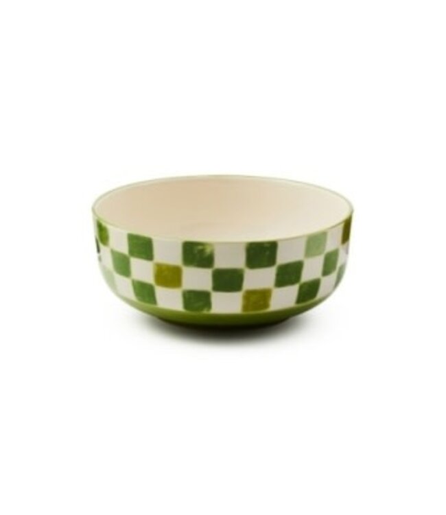 MACKENZIE CHILDS Check Serving Bowl