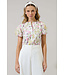 Lita Floral Avy Button Down Top
